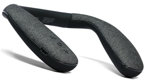 HomeSpot JY508 Wireless Neckband Portable Speaker - 3D Stereo Sound, 12 Hrs Play Time, Low Latency for TV/Gaming, Type-C Quick Charging, Wearable for Home, Office, and Outdoors