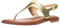 Michael Kors Mandy - Sandalia para mujer, Oro pálido, 38 EU