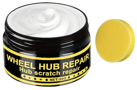 Kit di riparazione graffi per cerchioni, cera per riparazione graffi ruote auto, correzione mozzo, kit lucidante, per metallo cromato, alluminio, camper, barca, moto, camion, paraurti porta