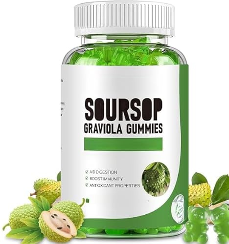 Graviola Gummies - Skyddar matsmältnings- och immunhälsa, vegansk formel, icke-GMO