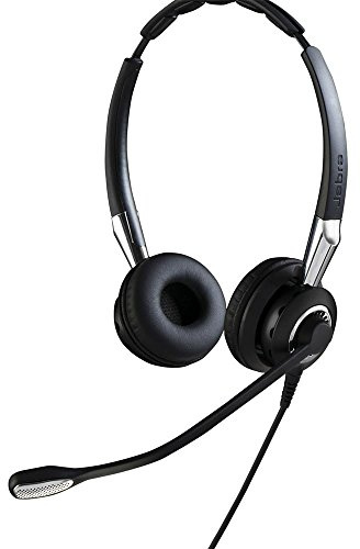 Jabra Biz 2400 II QD Duo NC Wideband Auricolare Cablato A Padiglione Ufficio Nero