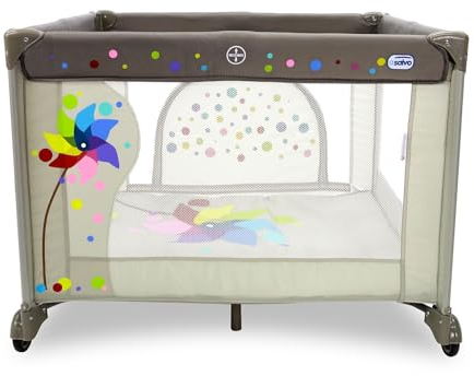 Asalvo 12470 Laufgitter, 100 X 100 cm Windmühle, beige