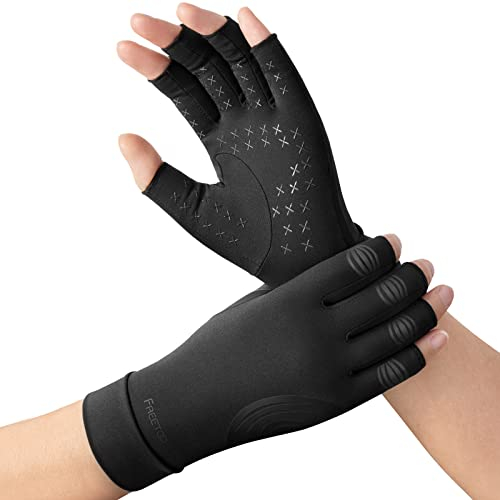 FREETOO Kupfer Arthritis Handschuhe M