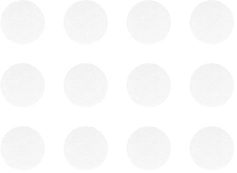 cyclingcolors 12x Abdeckkappen Selbstklebend 40 mm Schrank Regal Bohrloch Abdeckung zum kleben schutzkappen, Blanc