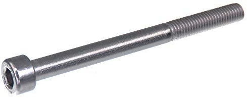 SECCARO Tornillo cilíndrico M10 x 100 mm, acero inoxidable V2A, VA A2, DIN 912/ISO 4762, hexágono interior, rosca parcial, 20 unidades