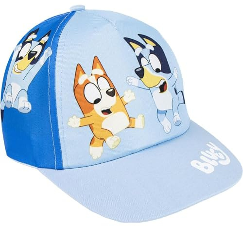 Gorra Bluey diseño Exclusivo y Licencia Oficial – Gorra Bluey para Niños y cómoda para Uso Diario