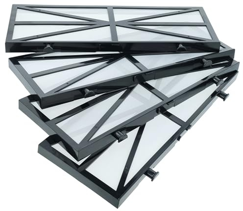 vhbw 4X Filtres Compatible avec Maytronics Dolphin Cosmos 20, Cosmos 30 aspirateur, Nettoyeur Piscine - Coussinets, 27,7 x 12,3 x 6,1 cm