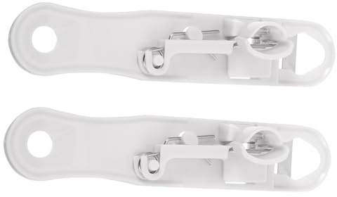 Sosoport 2 pièces Trancheuse Haricots Multifonctionnelle Portable avec Manche Plastique et Lame INOX Coupe Fil et Trancheur pour Cuisine à Blanc