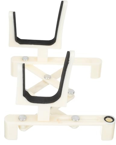 HONITANO Soporte Portátil para Violín Adecuado para Profesionales y Estudiantes Blanco Ajustable y Extensible Protección contra Daños , Fabricado en Abs y Esponja