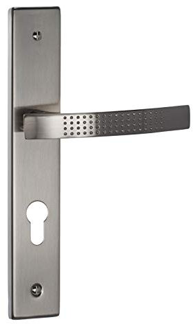 Poignée de porte elona nickel mat Cylindre