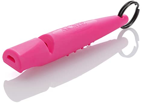 ACME Alpha Hundepfeife No. 210,5 | Verbesserte Verison | Ideal für den Rückruf | Große Reichweite | Neuer Griff und Neue Materialien | Frequenzstandardisiert (DG Pink)