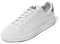 adidas Herren Advantage Premium Leather Shoes Schuhe, Cloud White/Cloud White/Crew Blue, 44 2/3 EU