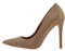 dedica Damen Pumps mit Nieten, Kamel, 40 EU