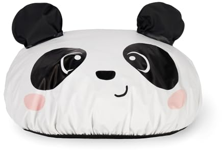 Legami - Duschhaube The Shower Must Go On, wiederverwendbar, wasserdicht, elastischer Rand, Einheitsgröße, EVA-Material, Panda