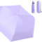 SJDOFU Regenschirm, 6 Rippen Taschenschirm, Umbrella, Kompakter Regenschirm, Faltbar Robust Mini Umbrella für Sonne Regen(Lila)