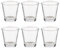 San Ignacio Lot de 6 verres à café 90 ml collection Vivalto