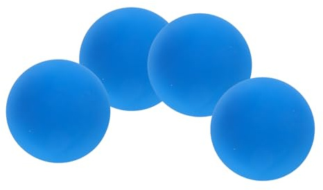 PartyKindom Balles de Squash Design Léger et Haute Élasticité Lot de 4 en Caoutchouc Bleu pour L'Entraînement à Réaction Pratique Sportive