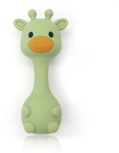 farout Giraffe Beißring BPA frei - Rassel & Greifling - Babyspielzeug ab 3 Monate - Kauspielzeug für Baby - Sicheres Babyspielzeug für Jungen und Mädchen