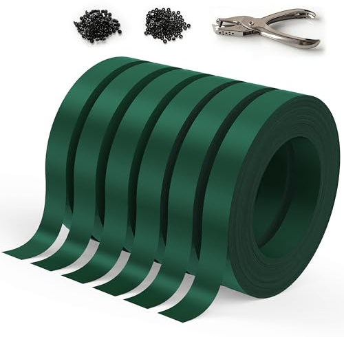 JORON - Kit de láminas opacas de PE 4,7 cm x 450 m – Banda para vistas al jardín flexible y resistente con 900 clips – Instalación horizontal o vertical para panel de malla y valla rígida – Verde