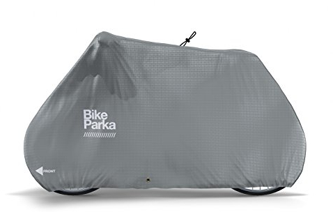BikeParka STASH Waterproof Bicycle Cover - PAVEMENT Grey
