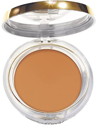 Collistar Fondotinta Compatto Crema-Polvere, n. 5 Beige dorato, Fondotinta opacizzante waterproof, SPF 10, Texture compatta in crema, coprenza medio-alta, Per tutti i tipi di pelle, anche miste, 8 g