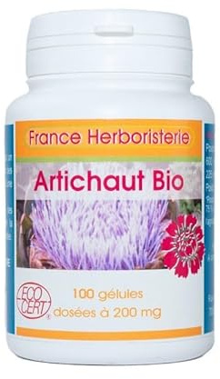France Herboristerie GELULES ARTICHAUT Feuille - dosées à 200 MG.