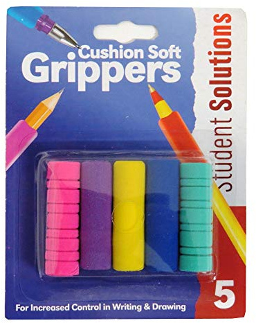 STUDENT SOLUTIONS Pencil Grippers Pack of 5