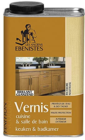 Vernis Salle de Bain Et Cuisine 1L Incolore - Les anciens ébénistes