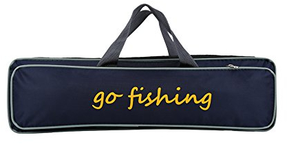 Fly Fishing Bag Klapp Angelrute Fall Angelrute Werkzeuge Aufbewahrungstasche Angelausrüstung Angelgerät Tragetasche für Outdoor Angeln