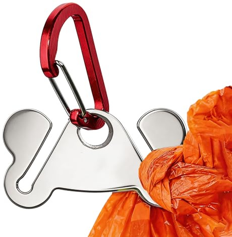 1PC Dog Poop Bag Holder, Waste Bag Holder, Dog Poop Bag Carrier, Hand Free Holder