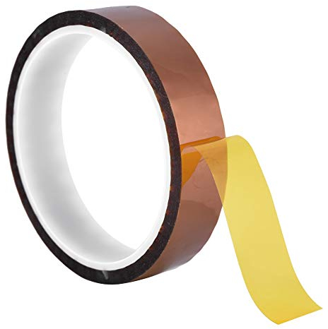 Cinta Kapton Cinta Aislante Termica 33m*0.06mm Para Soldar,Recubrimiento En Polvo,placa De Circuito Aislantes Cinta Kapton Cinta De Teflon Cinta Kapton Emi(20 Mm De Ancho)