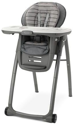 Graco Table2Table Premier Fold 7 in 1 Convertible High Chair | Converts to Dining Booster Seat, Kids Table, and More, Maison