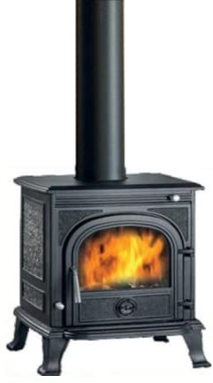 Estufa de leña de hierro fundido modelo Etna kw 8