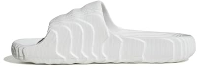 Adidas Herren Adilette 22 Slides, Crystal White/Crystal White/Core Black, 42 EU