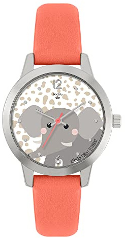 Tikkers Barn analog kvartsur med polyuretanarmband TKWWF007, rosa, rem, Rosa, rem