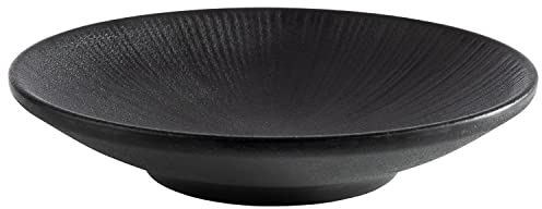 APS 85073 NERO Piatto da portata in melamina Ø 15 cm