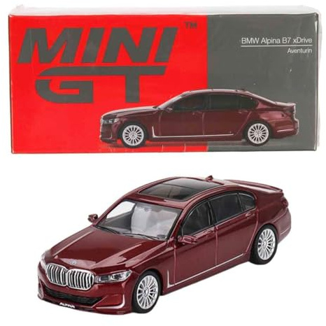 MINI GT 1/64 BMW Alpina B7 xDrive Aventurine Left Handle, Finished Product
