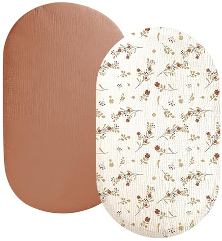 Spannbettlaken, 70 x 35 cm, für Beistellbett, Kinderwagen, Babynest – Matratzenbezug, Zubehör für Wiege