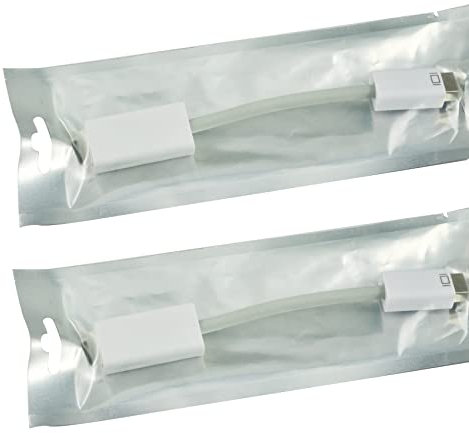 Umsoxhy 2X Mini Cable Adaptador DVI Macho A Hembra AD-MDVI-