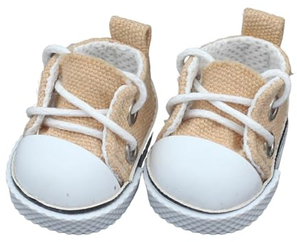 Sneakers de poupées mini chaussures en toile pour poupées à lacets 17 cm chaussures de conception réaliste collection chaussures de chaussures parfaites accessoire armoire excellente idée cadeau