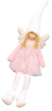 Poupée angélique en peluche avec décoration de vacances fonctionnelle délicate en peluche, décoration d'étagère, festival, maison, décoration de table