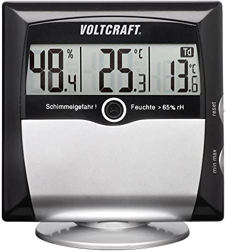 VOLTCRAFT MS-10 Humidimètre (hygromètre) 1% RF 99% RF Affichage du Point de rosée et de la moisissure