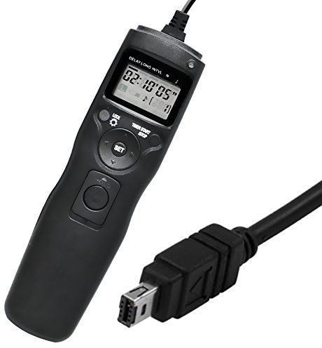Ruili LCD Timer Shutter Release Remote Control Cable for Nikon Z6 Z6II Z7 Z7II D90 D610 D750 D3100 D3200 D3300 D5000 D5100 D5200 D5300 D5500 D5600 D7000 D7100 D7200 D7500 DSLR Camera