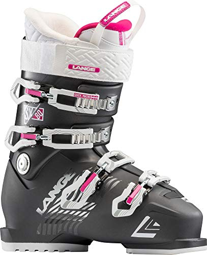 Lange Sx 80 Damen Skischuhe, Damen, LBH6220_22.5, anthrazit/Magenta, 22.5