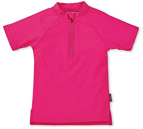 Sterntaler Baby - Mädchen Kurzarm-schwimmshirt Rash Guard Shirt, Magenta, 86-92