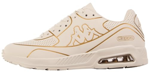 Kappa Unisex Harlem EMB GC Women Sneaker, Weiß, 39 EU