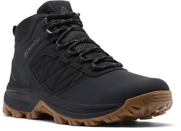 Columbia Men's Transverse Waterproof Hiking Boot, Black/Black, 8.5