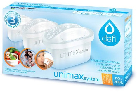 6 Dafi Unimax vattenfilterpatroner också lämpliga för PearlCo Unimax, Brita Maxtra vattenfilter