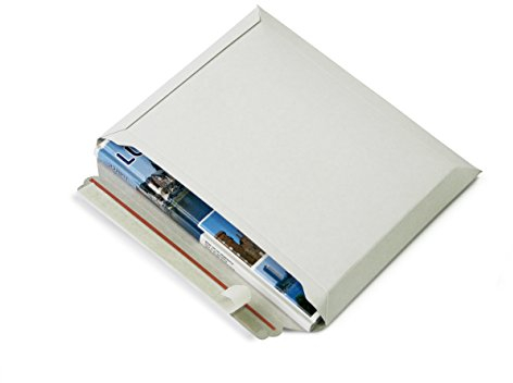 Versandtaschen weiß Vollpappe (Querbefüllung) Karton DIN A4 - flach: 315x240mm / aufgestellt 280x190x50mm (PS.163) (100)