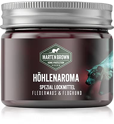 Martenbrown® Fledermauslockmittel 200ml Lockstoff für Ihren Fledermauskasten I Der Fledermauslockstoff lässt sich leicht anmischen I Fledermaus Lockmittel I Duftstoff